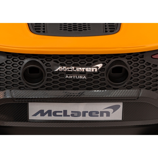 McLaren Artura na akumulator dla dzieci Pomarańczowy + Napęd 4x4 + Pilot + Wolny Start + EVA + Audio LED