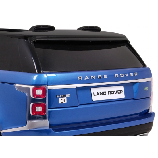 Range Rover HSE Lakierowane Autko dla 2 dzieci Niebieski + Pilot + Panel audio + LED