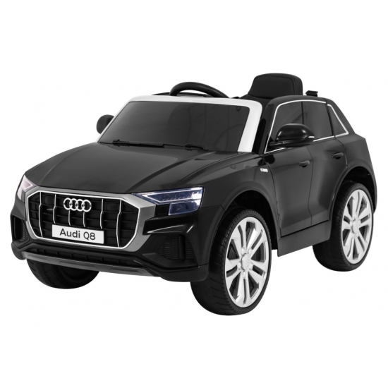 Audi Q8 Lift na akumulator dla dzieci Czarny + Pilot + EVA + Wolny Start + MP3 USB + LED