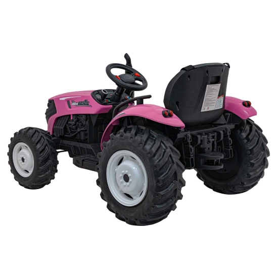 Pojazd Traktor GROW 1804 Różowy