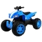 Quad na akumulator Sport Run dla dzieci Niebieski + Napęd 4x4 + LED + Radio MP3