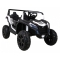 Buggy ATV Strong Racing dla 2 dzieci Biały + Silnik bezszczotkowy + Pompowane koła + Audio LED