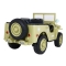 Autko Wojskowe Retro Strong dla 3 dzieci Matcha + Napęd 4x4 + Schowki + EVA + Wolny Start + MP3 LED