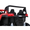 Buggy ATV Strong Racing dla 2 dzieci Czerwony + Silnik bezszczotkowy + Pompowane koła + Audio LED