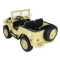 Autko Wojskowe Retro Strong dla 3 dzieci Matcha + Napęd 4x4 + Schowki + EVA + Wolny Start + MP3 LED