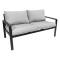 Meble Ogrodowe Aluminiowe Sofa + Dwa Fotele + Stolik