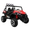 Grand Buggy Strong Lift dla dzieci Czerwony + Napęd 4x4 + Pilot + Bagażnik + Radio MP3 + LED