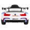 BMW M6 GT3 Auto na akumulator dla dzieci Biały + Nawiew powietrza + Dźwięki MP3 Światła + Pilot