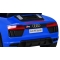 Audi R8 na akumulator dla dzieci Niebieski + Pilot + EVA + Wolny Start + MP3 LED