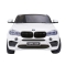 BMW X6M XXL dla 2 dzieci Biały + Pilot + Ekoskóra + Pasy + Wolny Start + MP3 USB + LED