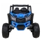 Buggy UTV-MX na akumulator dla dzieci Niebieski + Napęd 4x4 + Pilot + Audio LED + Schowek + EVA + Wolny Start