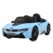 BMW I8 Lift Auto na akumulator Niebieski + Pilot + Wolny Start + 3-pkt pasy + MP3 USB + LED