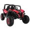 Buggy SuperStar dla dzieci Czerwony + Napęd 4x4 + Pilot + Bagażnik + MP3 LED + Blokada drzwi