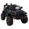 Autko Jeep Dark Night na akumulator dla dzieci Czarny + Wolny Start + EVA + Audio LED