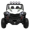 Grand Buggy Strong Lift dla dzieci Biały + Napęd 4x4 + Pilot + Bagażnik + Radio MP3 + LED