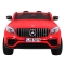 Auto Mercedes GLC 63S dla dzieci Czerwony + Napęd 4x4 + MP4 + LED + Ekoskóra + Wolny Start + EVA