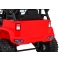 Autko Jeep Dark Night na akumulator dla dzieci Czerwony + Wolny Start + EVA + Audio LED