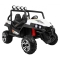 Grand Buggy Strong Lift dla dzieci Biały + Napęd 4x4 + Pilot + Bagażnik + Radio MP3 + LED