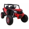 Buggy UTV-MX na akumulator dla dzieci Czerwony + Napęd 4x4 + Pilot + Audio LED + Schowek + EVA + Wolny Start