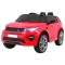 Land Rover Discovery dla dzieci Czerwony + Pilot + 5-pkt pasy + Regulacja siedzenia + EVA + MP3 LED