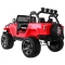 Auto terenowe typu jeep Monster 4x4 dla dzieci Czerwony + Pilot + Regulacja siedzenia + MP3 LED + Bagażnik + Plecak