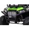 Buggy UTV Terenówka dla dzieci Zielony + Pilot + Bagażnik + Wolny Start + EVA + MP3 LED