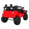 Autko Jeep Dark Night na akumulator dla dzieci Czerwony + Wolny Start + EVA + Audio LED