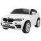 BMW X6M XXL dla 2 dzieci Biały + Pilot + Ekoskóra + Pasy + Wolny Start + MP3 USB + LED