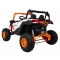 Buggy UTV-MX na akumulator dla dzieci Pomarańczowy + Napęd 4x4 + Pilot + Audio LED + Schowek + EVA + Wolny Start