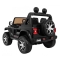 Jeep Wrangler Rubicon na akumulator dla dzieci Czarny + Pilot + Radio MP3 LED + Koła EVA