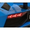 Lamborghini Aventador SV na akumulator dla 2 dzieci Niebieski + Silnik bezszczotkowy + Pompowane koła + Audio LED