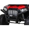 Buggy UTV Terenówka dla dzieci Czerwony + Pilot + Bagażnik + Wolny Start + EVA + MP3 LED