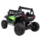 Buggy UTV Terenówka dla dzieci Zielony + Pilot + Bagażnik + Wolny Start + EVA + MP3 LED