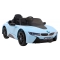 BMW I8 Lift Auto na akumulator Niebieski + Pilot + Wolny Start + 3-pkt pasy + MP3 USB + LED