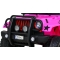 Auto terenowe typu jeep Monster 4x4 dla dzieci Różowy + Pilot + Regulacja siedzenia + Wolny Start + MP3 LED + Bagażnik + Plecak