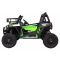 Buggy UTV Terenówka dla dzieci Zielony + Pilot + Bagażnik + Wolny Start + EVA + MP3 LED