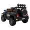 Auto Terenowe Full Time 4WD dla dzieci Czarny + Napęd 4x4 + Pilot + Audio LED + Schowek