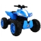 Quad na akumulator Sport Run dla dzieci Niebieski + Napęd 4x4 + LED + Radio MP3