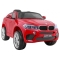 BMW X6M Elektryczne Autko dla dzieci Lakier Czerwony + Pilot + EVA + Wolny Start + Audio + LED