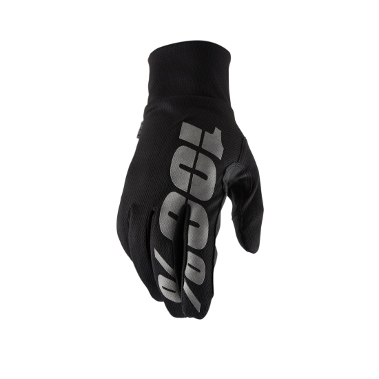 100 PROCENT RĘKAWICE ZIMOWE CROSS/ENDURO HYDROMATIC BLACK (WODOODPORNE) KOLOR CZARNY ROZMIAR S STARY KOD: 10011-001-10