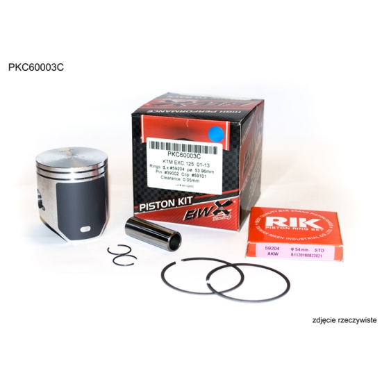BEARING WORX TŁOK KTM (2T) SX 125 (SX125) '01-'23, EXC 125 (EXC125) '01-'16, HUSQVARNA TC 125 '14-'22, TE 125 '14-'16 BETA RR 125 '18-'19 (53,96MM) PI