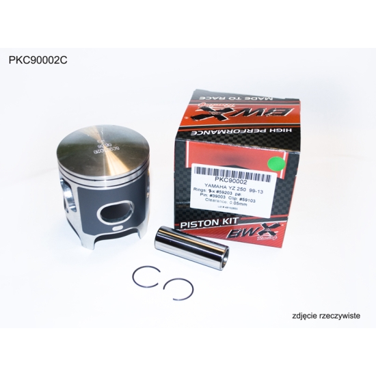 BEARING WORX TŁOK YAMAHA YZ 250 (YZ250) '99-'22 (66,37MM) PIERŚCIENIE RIK (2SZT.)