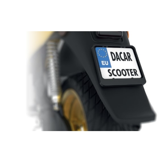 BIKETEC RAMKA POD TABLICĘ REJESTRACYJNĄ SKUTER/SCOOTER KOLOR CZARNY (47870)