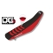 BLACKBIRD POKROWIEC / POSZYCIE NA SIEDZENIE HONDA CRF 250R '10-'13, CRF 450R '09-'12 DOUBLE GRIP 3, KOLOR CZARNY CZERWONY