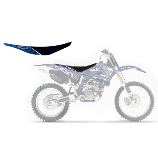 BLACKBIRD WYPRZEDAŻ POKROWIEC / POSZYCIE NA SIEDZENIE YAMAHA YZ 450F '10-'13 TRIBAL SKULL 2