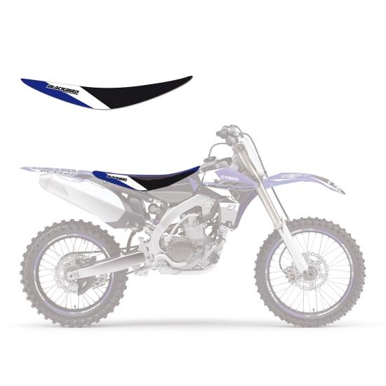 BLACKBIRD WYPRZEDAŻ POKROWIEC / POSZYCIE NA SIEDZENIE YAMAHA YZF 450 '10-'13 DREAM 3 KOLOR CZARNY BIAŁY NIEBIESKI