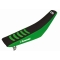 BLACKBIRD POKROWIEC / POSZYCIE NA SIEDZENIE KAWASAKI KXF 250/450 '06-'08 DOUBLE GRIP 3 KOLOR CZARNY ZIELONY