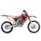 BLACKBIRD KOMPLET NAKLEJEK (OKLEIN) HONDA CRF 250R '04-'09, CRF 250X '04-'21 DREAM 4 KOLOR CZERWONY CZARNY