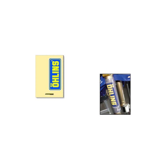 BLACKBIRD KOMPLET NAKLEJEK (OKLEIN) NA TELESKOPY OHLINS-CLEAR 2 SZT