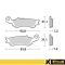PROX KLOCKI HAMULCOWE KH450 YAMAHA YZ 125/250/250F/450F '08-16 PRZÓD